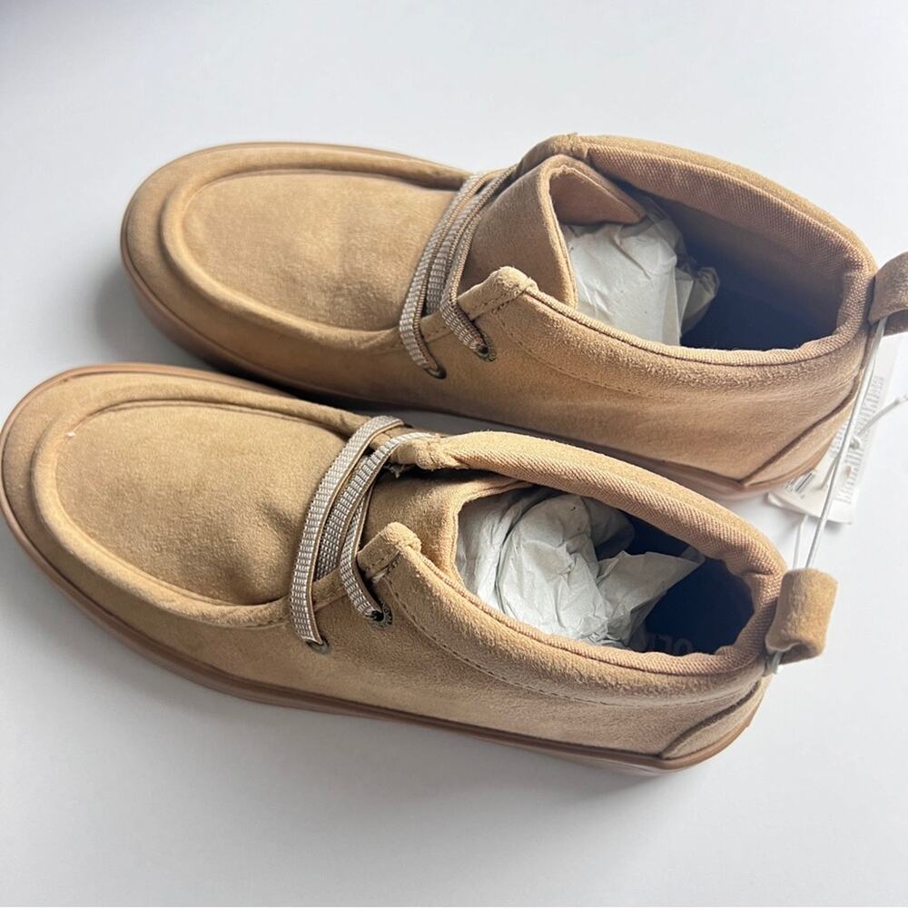 Old Navy Boy's High-Top  Acacia Koolabe Sue Faux-Suede Elastic-Lace Sneakers
